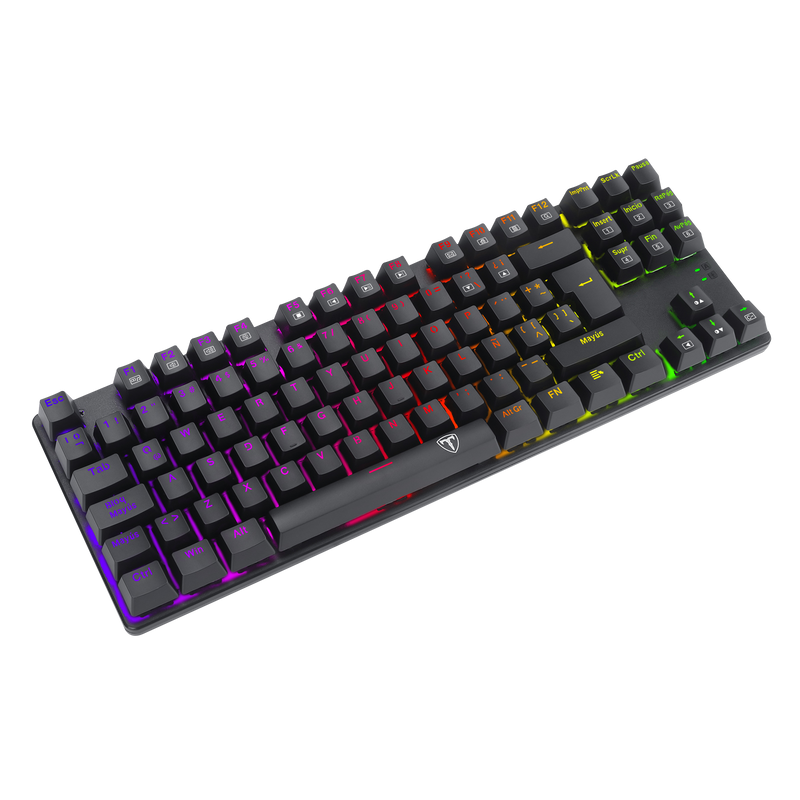 TECLADO T-DAGGER BORA T-TGK315 | MECANICO | SW-RED | RGB | NEGRO