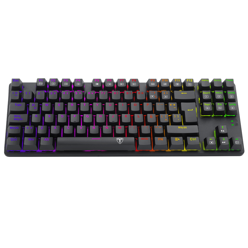 TECLADO T-DAGGER BORA T-TGK315 | MECANICO | SW-RED | RGB | NEGRO