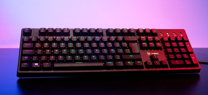 TECLADO VSG ALNILAM | MECANICO | SW-RED | RGB | NEGRO