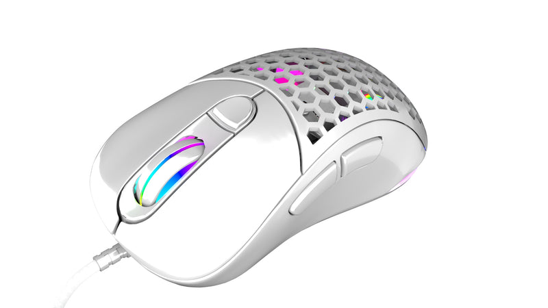 MOUSE VSG AQUILA AIR BRILLANTE | 16,000 DPI | RGB | BLANCO