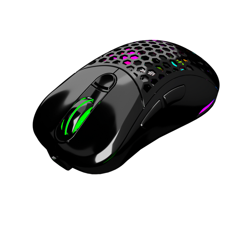 MOUSE VSG AQUILA FLY BRILLANTE | INALAMBRICO | 16,000 DPI | RGB | NEGRO